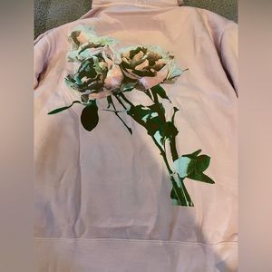 NEW authentic Taylor swift pink glitter rose lover hoodie size small